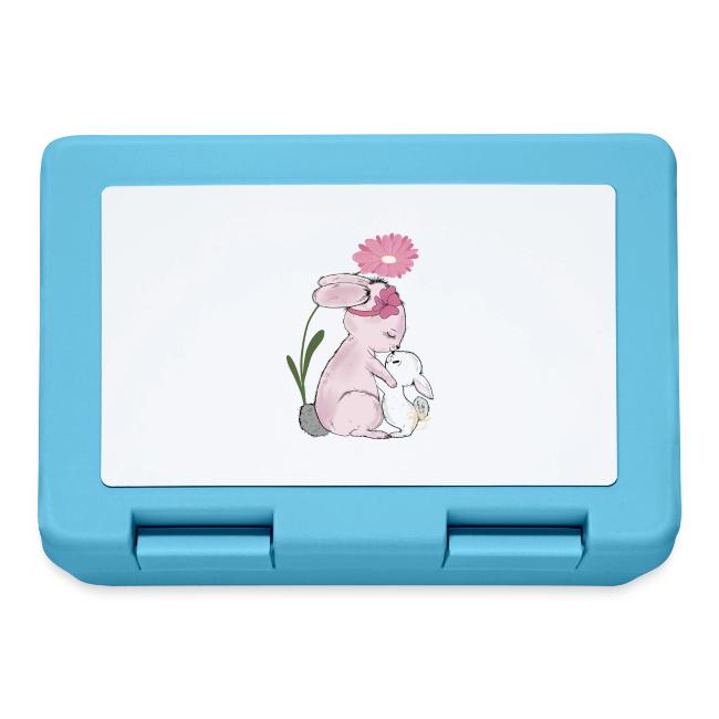 Süßes Hasendesign Mutter mit Kind