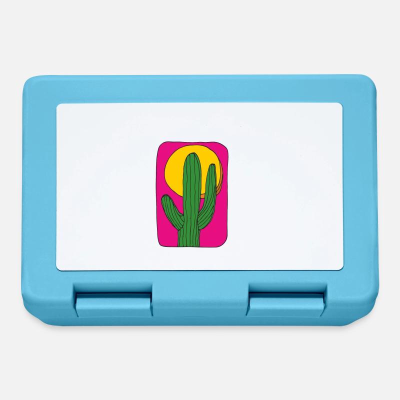 Cactus Mexico Sun - Lunchbox - sapphire blue