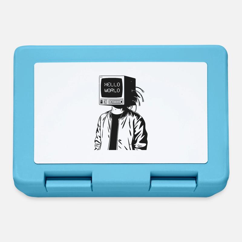 Computer Head 2.0 - Lunchbox - sapphire blue