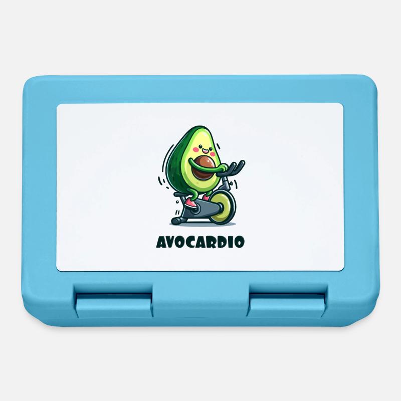 AVOCARDIO - Brotdose - Saphirblau