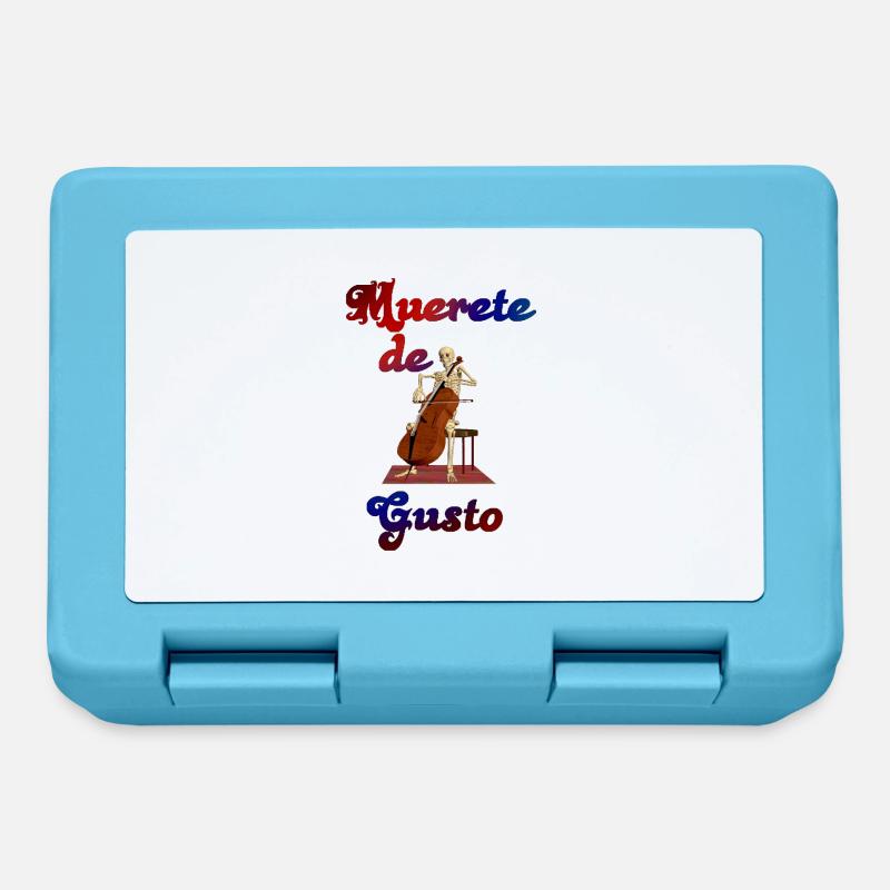 Orchestra skeleton - Lunchbox - sapphire blue