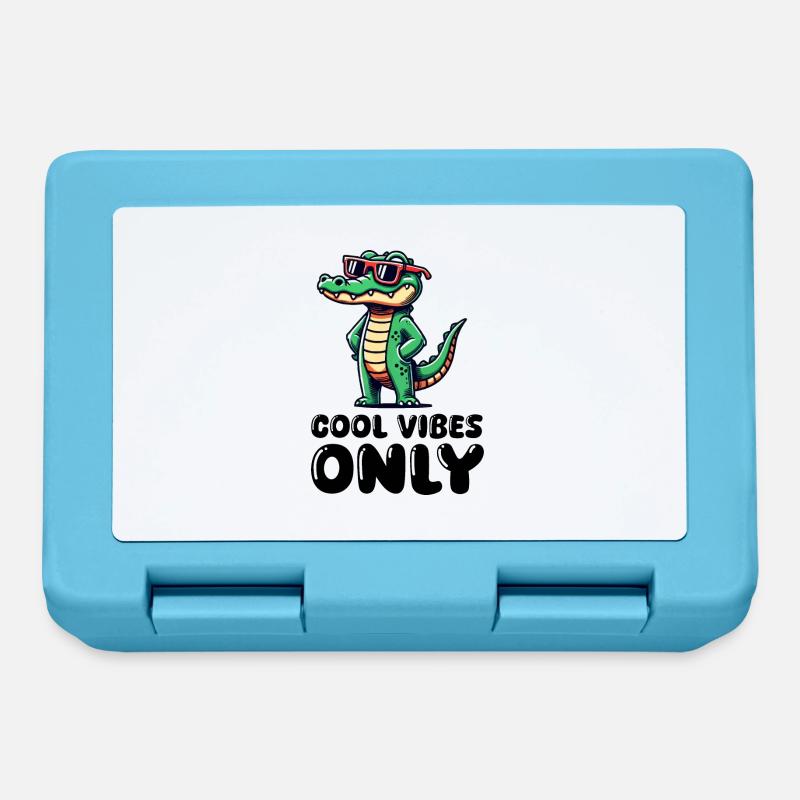 Crocodile Cool - Boîte à goûter - bleu saphir