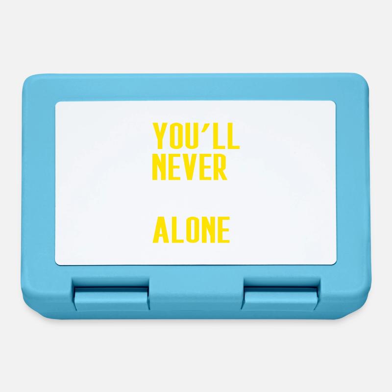 Never Walk Alone Dortmund - Lunchbox - sapphire blue