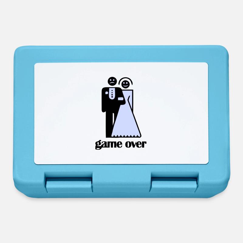Wedding Game Over - Lunchbox - sapphire blue
