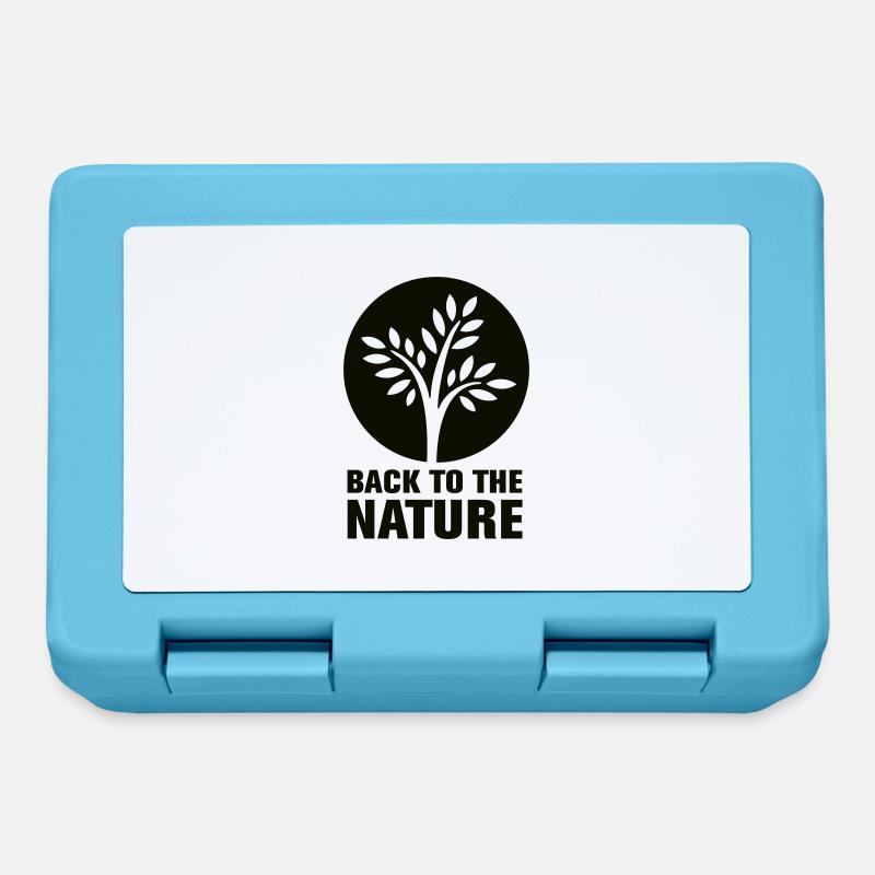 back2nature - Brotdose - Saphirblau