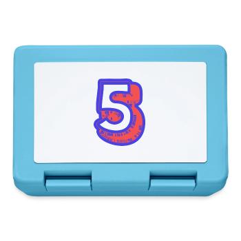 5. 5 YEARS. 5th ANNIVERSARY. 5 YEAR ANNIVERSARY - Lunchbox - sapphire blue - Front