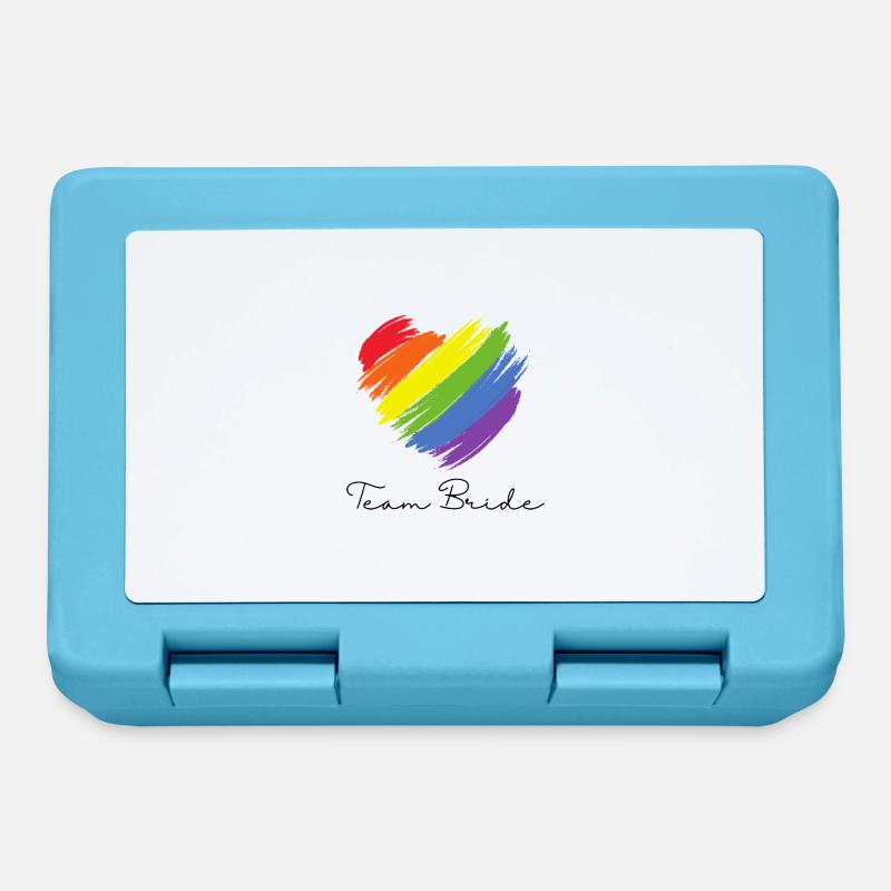 Team Bride - Pride Edition - Brotdose - Saphirblau