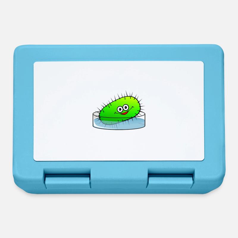 Happy Bacterium - Lunchbox - sapphire blue