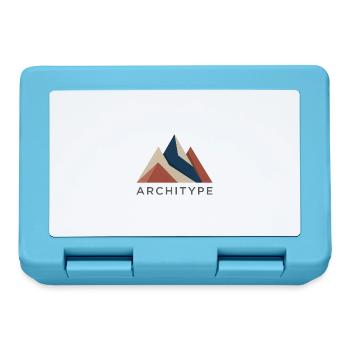 Architype n° 1 - Boîte à goûter - bleu saphir - Devant