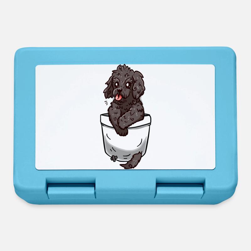 Pocket Cockapoo - Lunchbox - sapphire blue