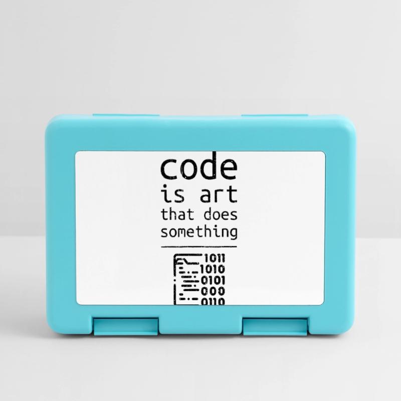 Code Coder Entwickler Programmierer Geschenk Brotdose