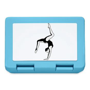 Gymnastics, Gymnast - Girls and Women's Gymnastics - Lunchbox - sapphire blue - Front