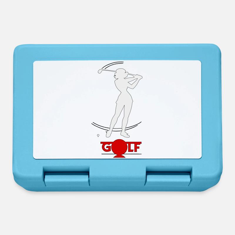 Golfeuse rétro - Boîte à goûter - bleu saphir