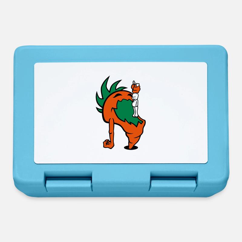 Hungry Carrot - Boîte à goûter - bleu saphir