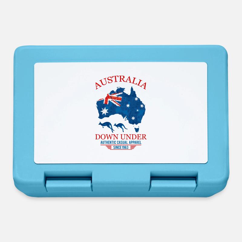 AUSTRALIA - DOWN UNDER 2 - Brotdose - Saphirblau