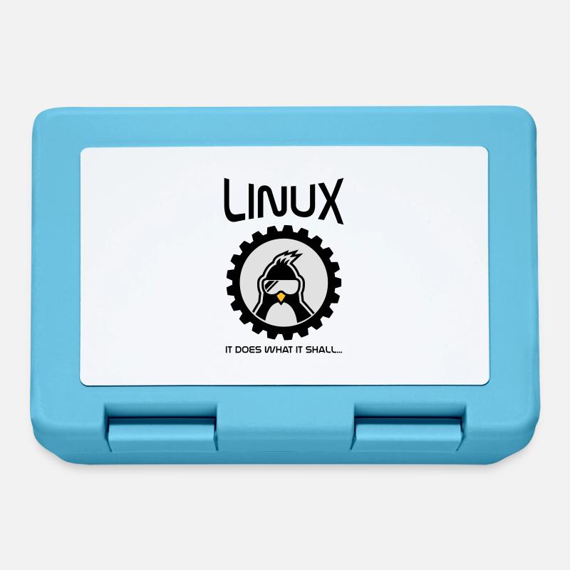 linux tut was es soll - Brotdose - Saphirblau