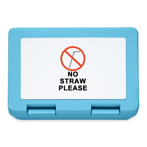NO STRAW PLEASE - Lunchbox