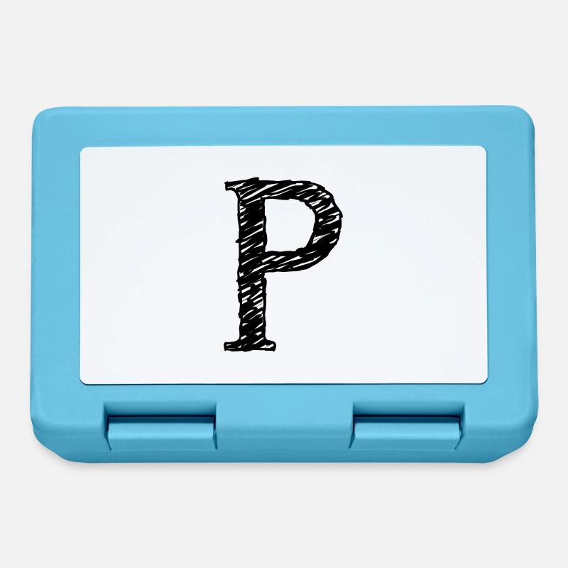 P - Boîte à goûter - bleu saphir