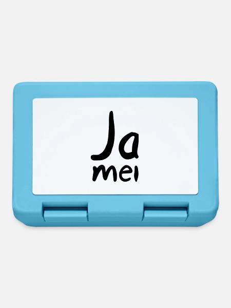 Ja mei - Brotdose - Saphirblau