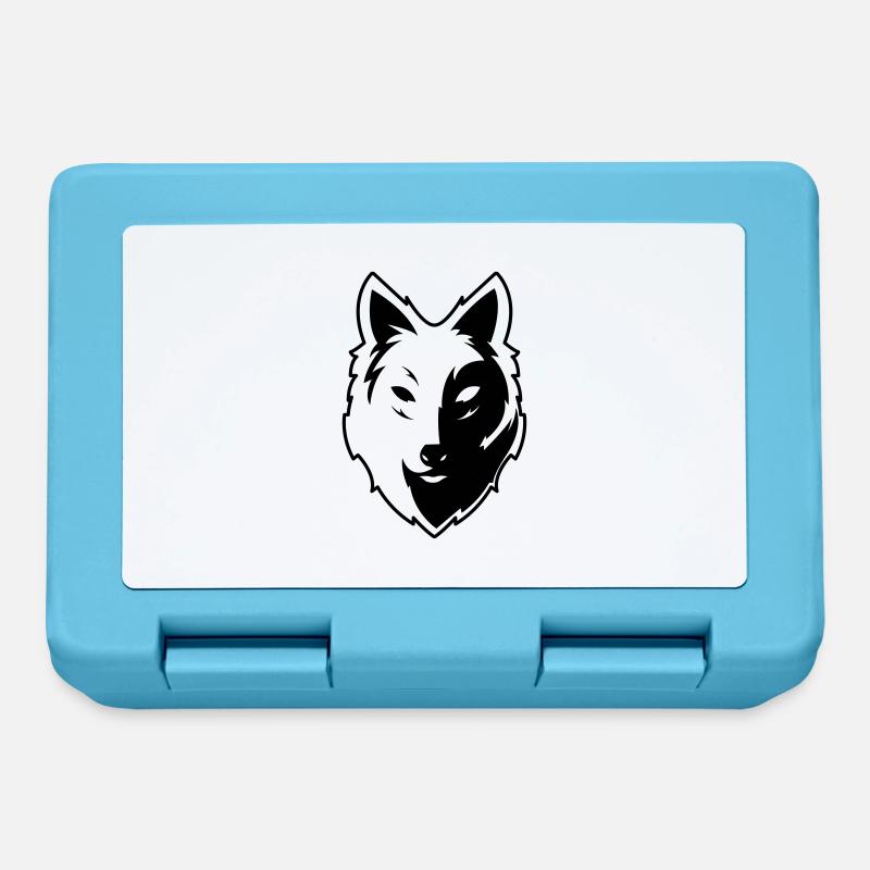 wolf - Brotdose - Saphirblau