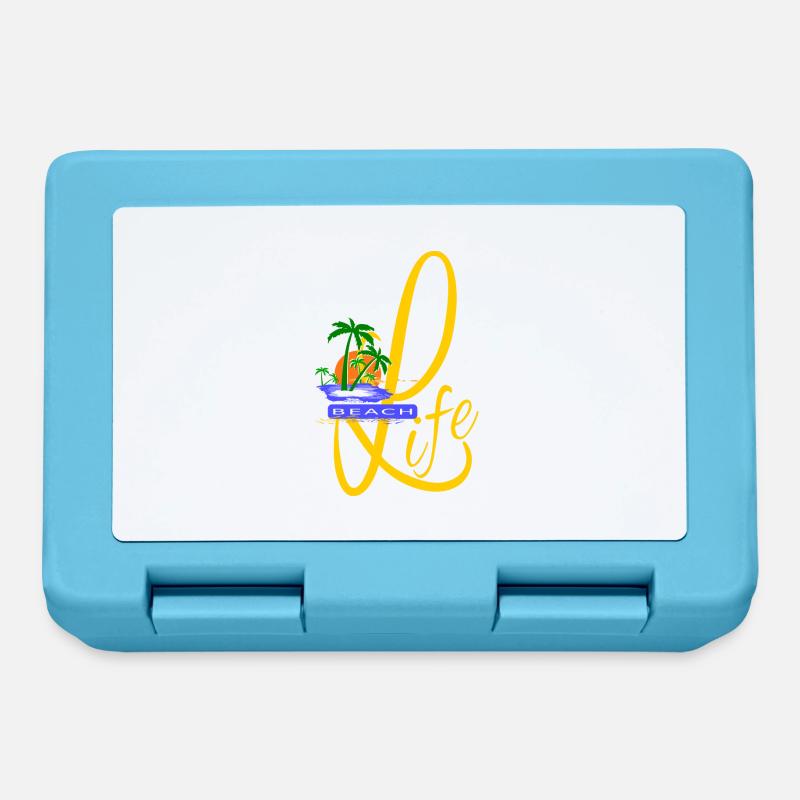 Beach Life - Le design pour les vacances parfaites - Boîte à goûter - bleu saphir
