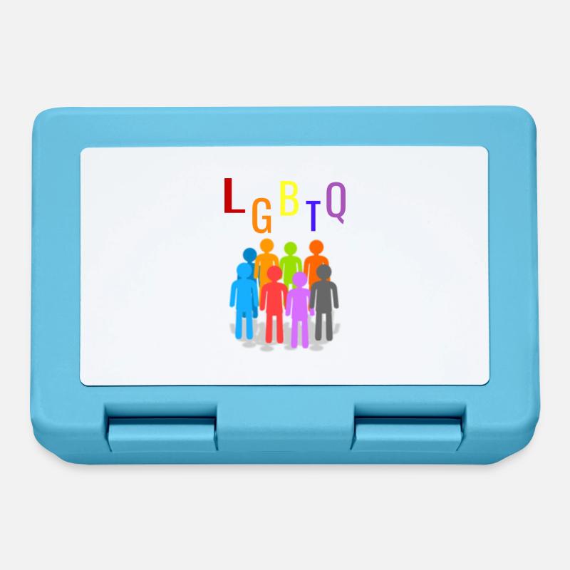 Les LGBTQ - Boîte à goûter - bleu saphir