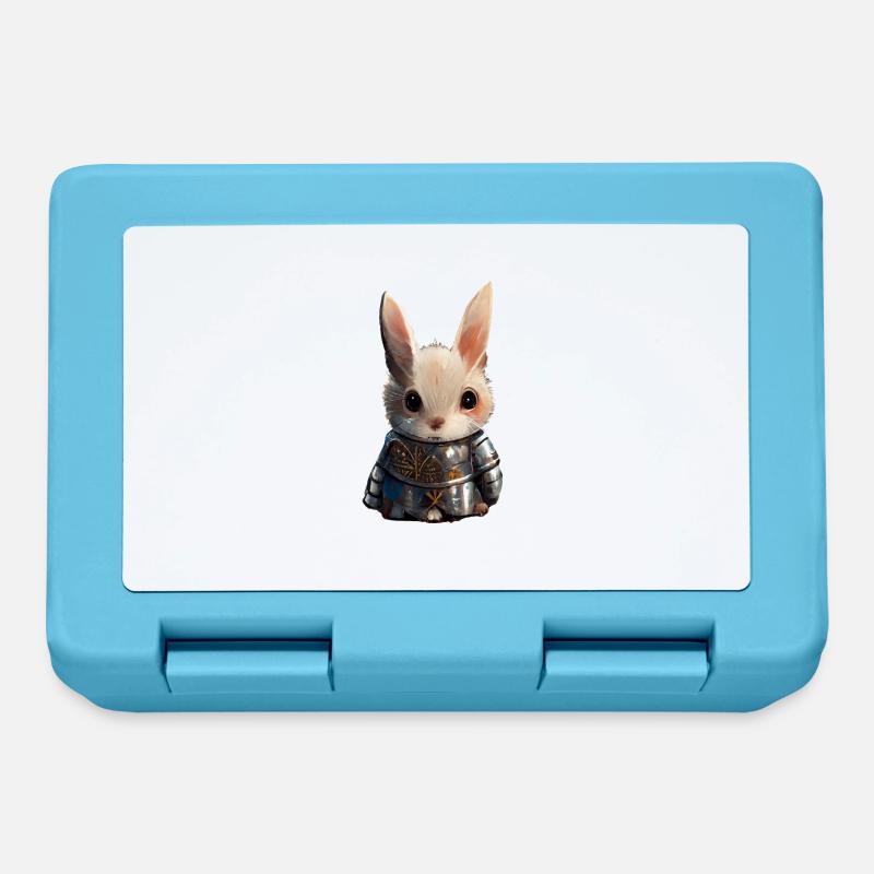 Mignon lapin chevalier Hase - Boîte à goûter - bleu saphir