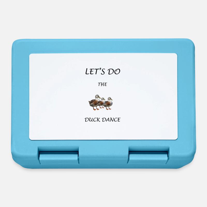 Duck Dance - Lunchbox - sapphire blue