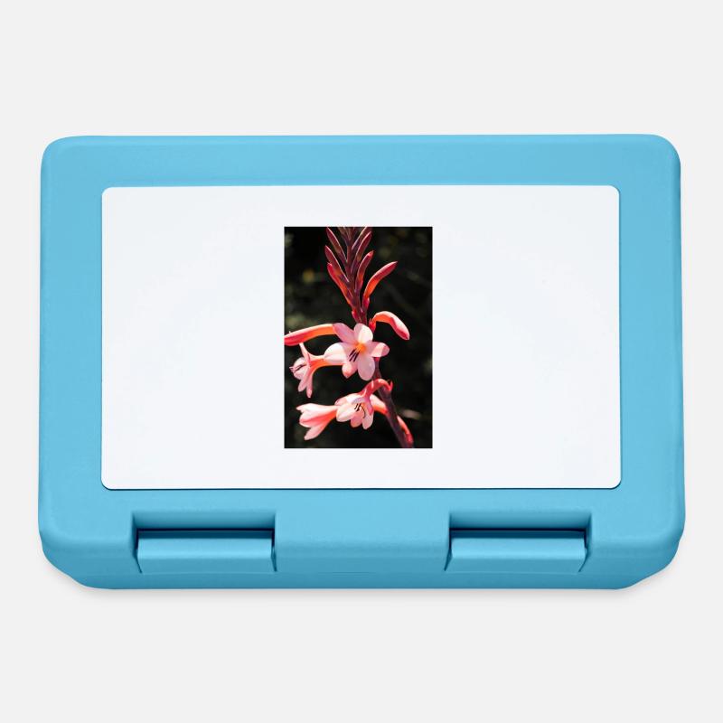Fleur - Boîte à goûter - bleu saphir