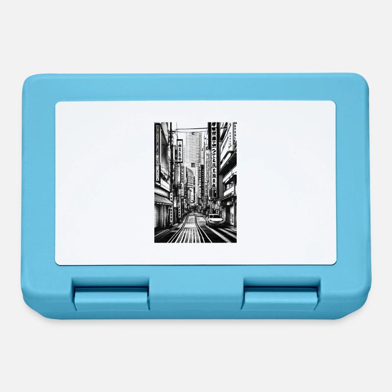 Tokyo II - Boîte à goûter - bleu saphir