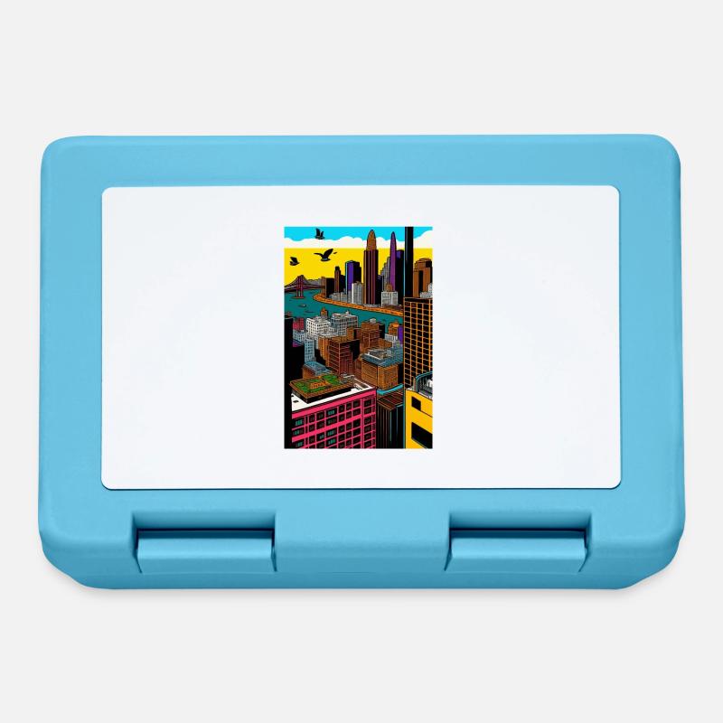 San Francisco - Boîte à goûter - bleu saphir