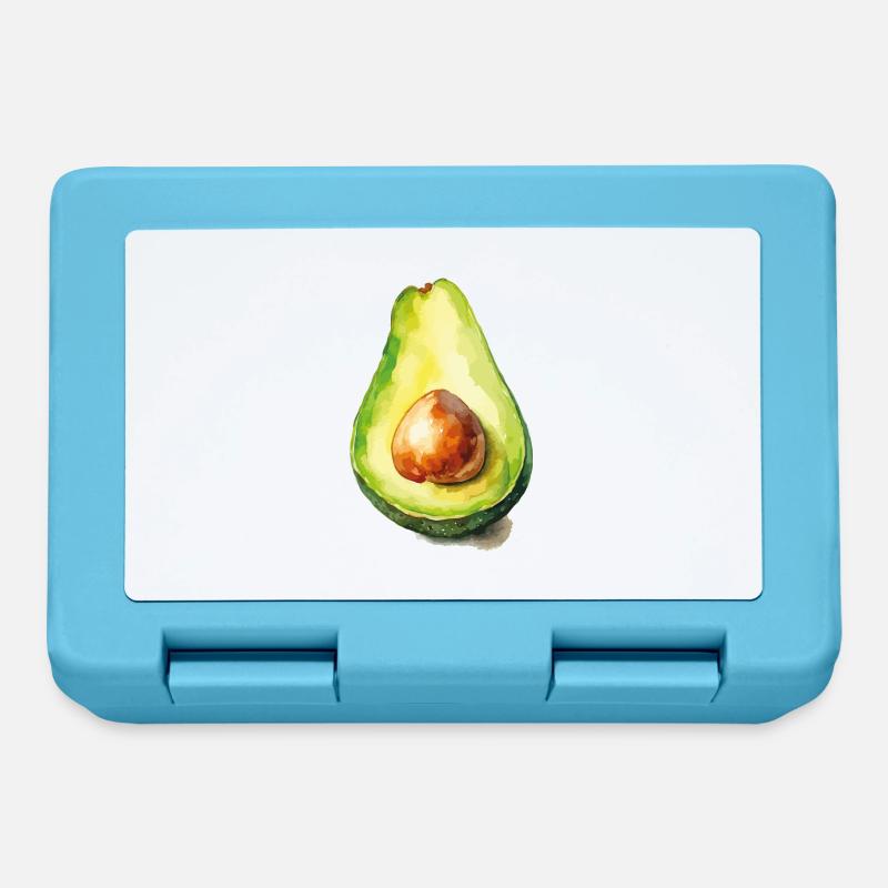 avocado - Brotdose - Saphirblau