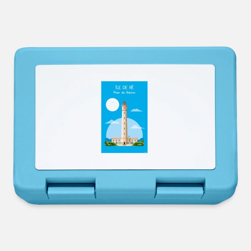 PHARE DES BALEINES - Boîte à goûter - bleu saphir