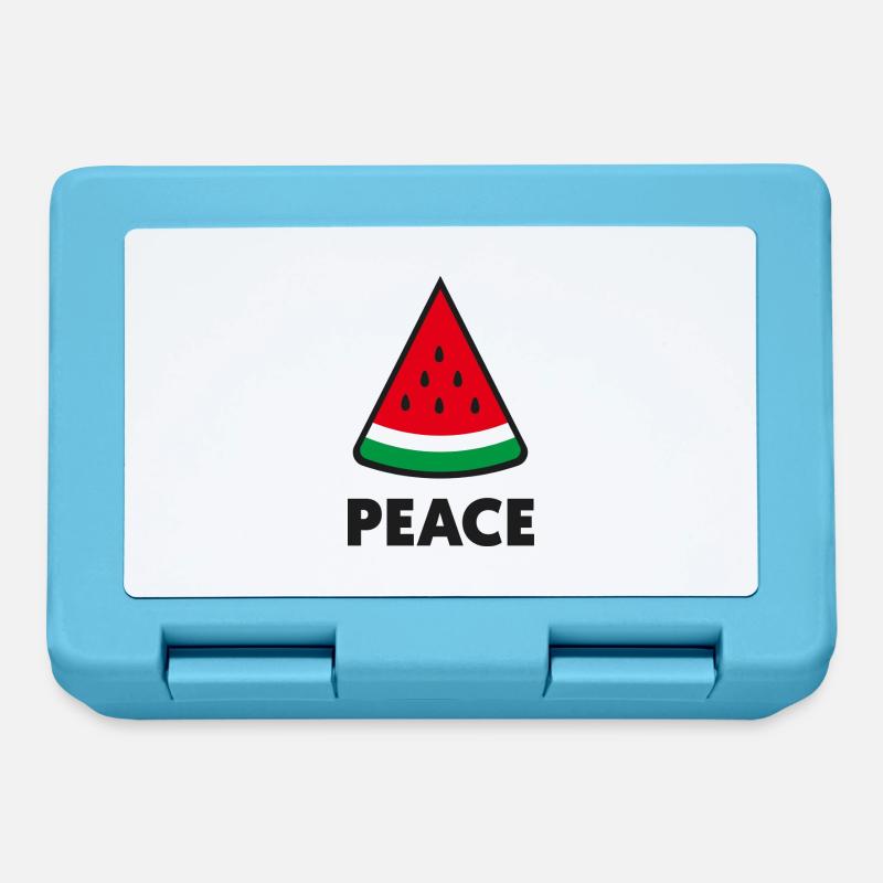 Peace Palestine - Boîte à goûter - bleu saphir