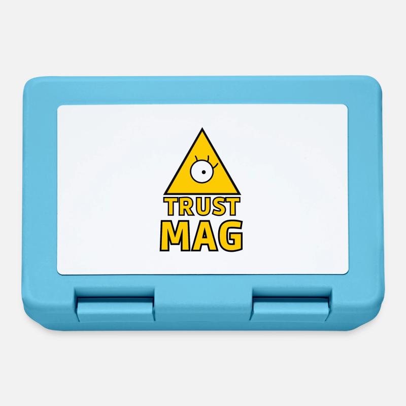 TRUST MAG ! - Boîte à goûter - bleu saphir