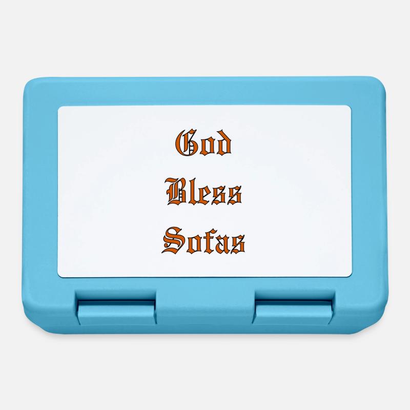 GodBlessSofas - Lunchbox - sapphire blue