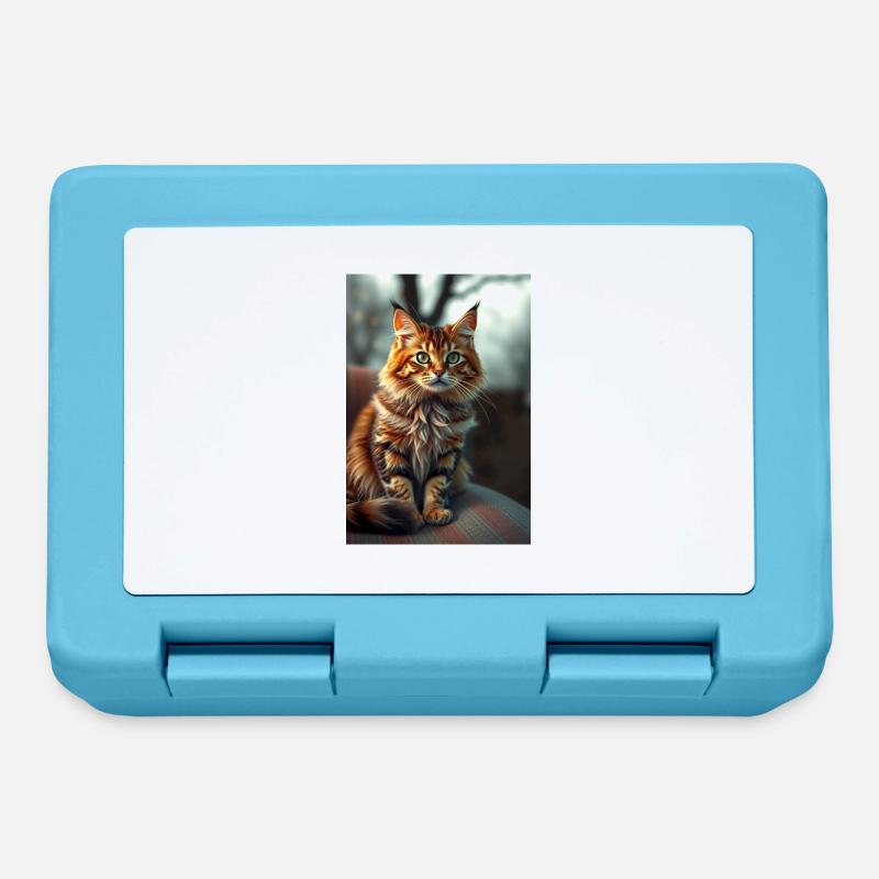 Éclat de chat - Boîte à goûter - bleu saphir