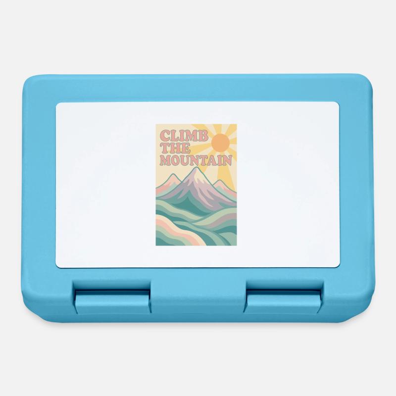 Mountain - Boîte à goûter - bleu saphir