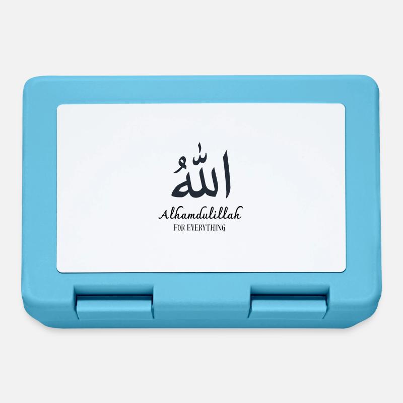 Alhamdulillah - Lunchbox - sapphire blue