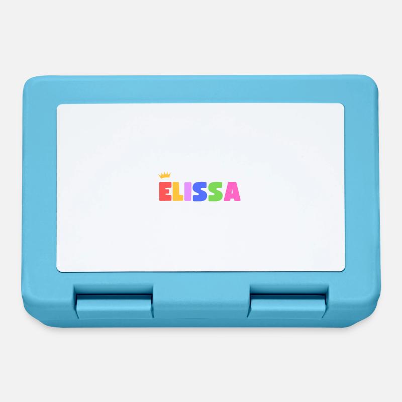 Elissa! Personnalisable - Boîte à goûter - bleu saphir