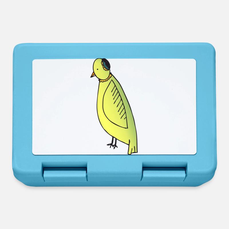 oiseau Mamma - Boîte à goûter - bleu saphir