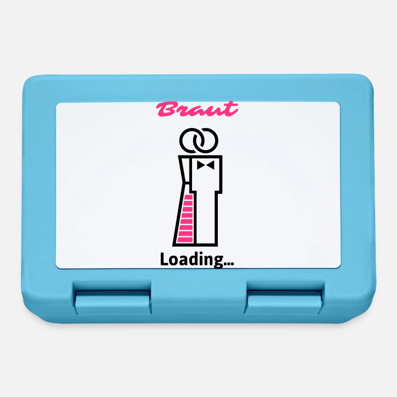 Bride Loading ... - Lunchbox - sapphire blue