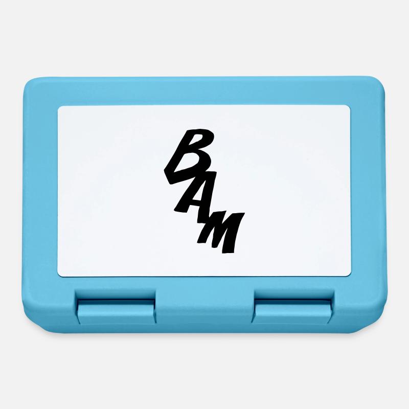 BAM - Comic-Style - Brotdose - Saphirblau