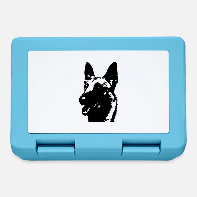 Malinois - Brotdose - Saphirblau
