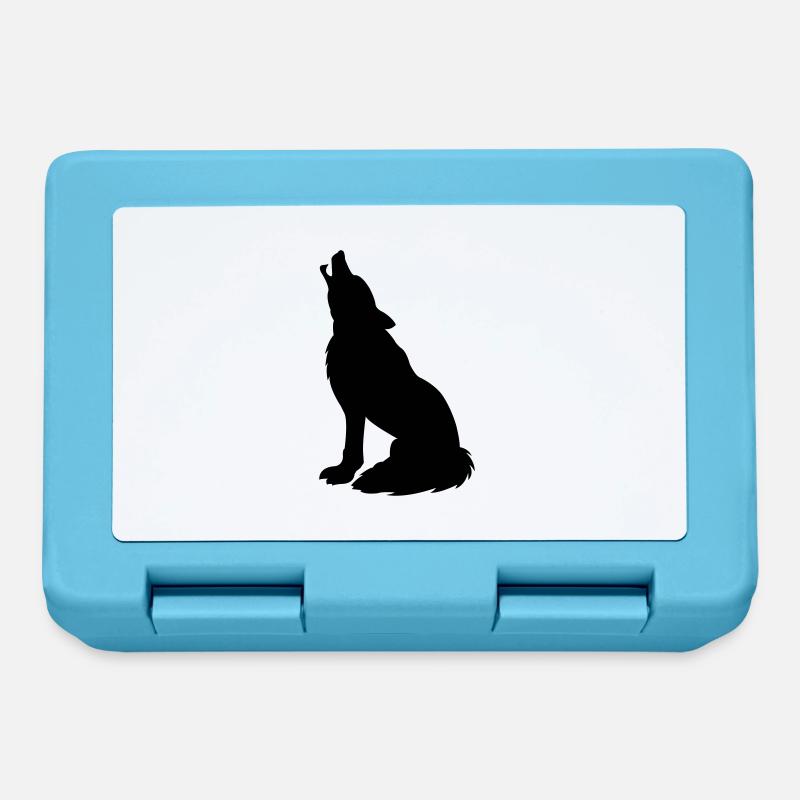wolf_01 - Lunchbox - sapphire blue