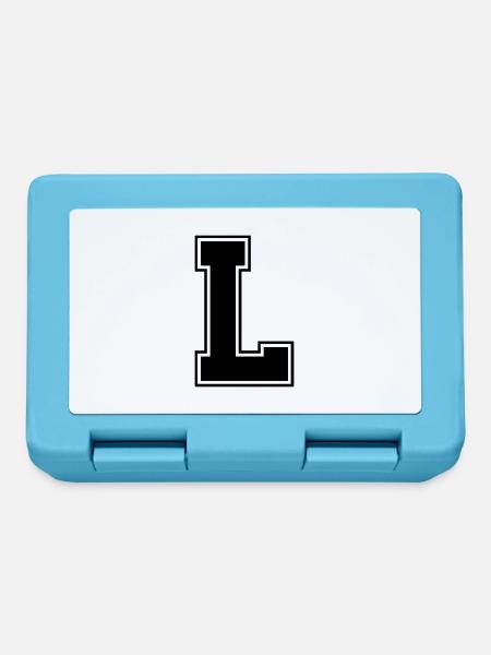 l_symbol - Brotdose - Saphirblau