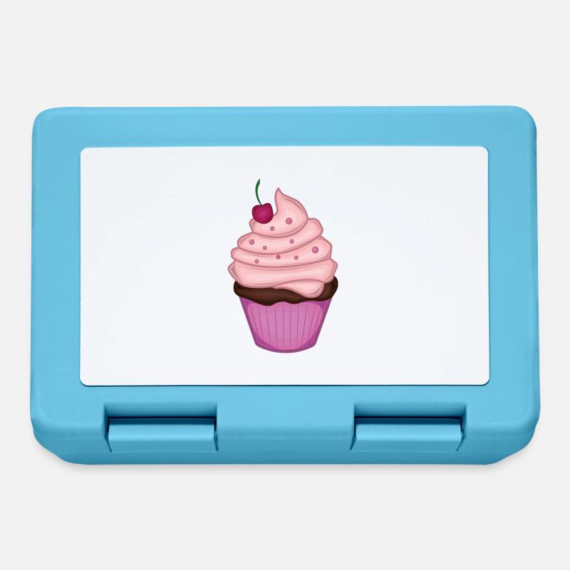Cupcake - Boîte à goûter - bleu saphir