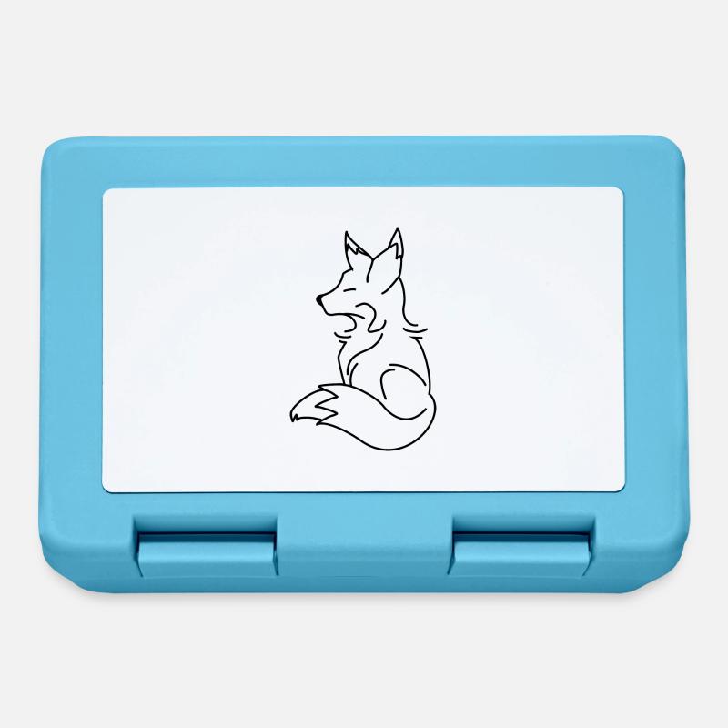 Fox - Lunchbox - sapphire blue