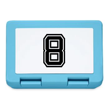 8 - Lunchbox - sapphire blue - Front
