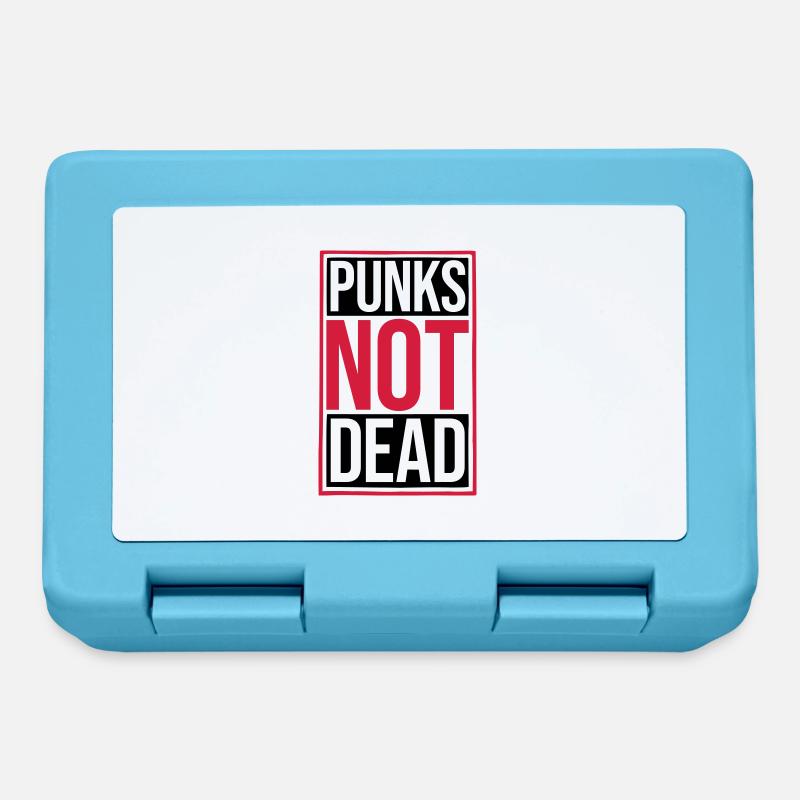punks not dead quote - Lunchbox - sapphire blue